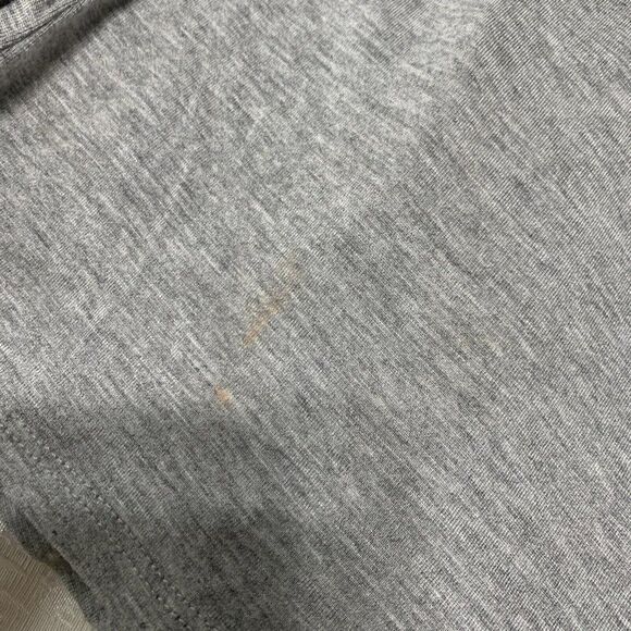 chaser womens solid gray long sleeve top t shirt medium - Picture 5 of 5